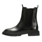 EFFIE WOMENS BLACK WAXY LEATHER SHOES