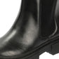 EFFIE WOMENS BLACK WAXY LEATHER SHOES