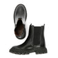 EFFIE WOMENS BLACK WAXY LEATHER SHOES