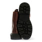 EFFIE WOMENS BROWN WAXY LEATHER SHOES