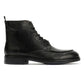 PAYTON 2 MENS BLACK WAXY LEATHER APRON BOOTS