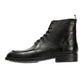 PAYTON 2 MENS BLACK WAXY LEATHER APRON BOOTS