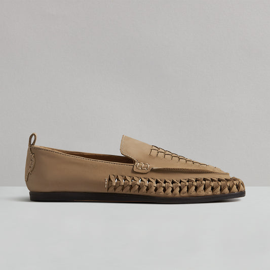 JETTY TAUPE SUEDE LOAFER