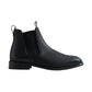 LANGLEY MENS BLACK LEATHER CHELSEA BOOT