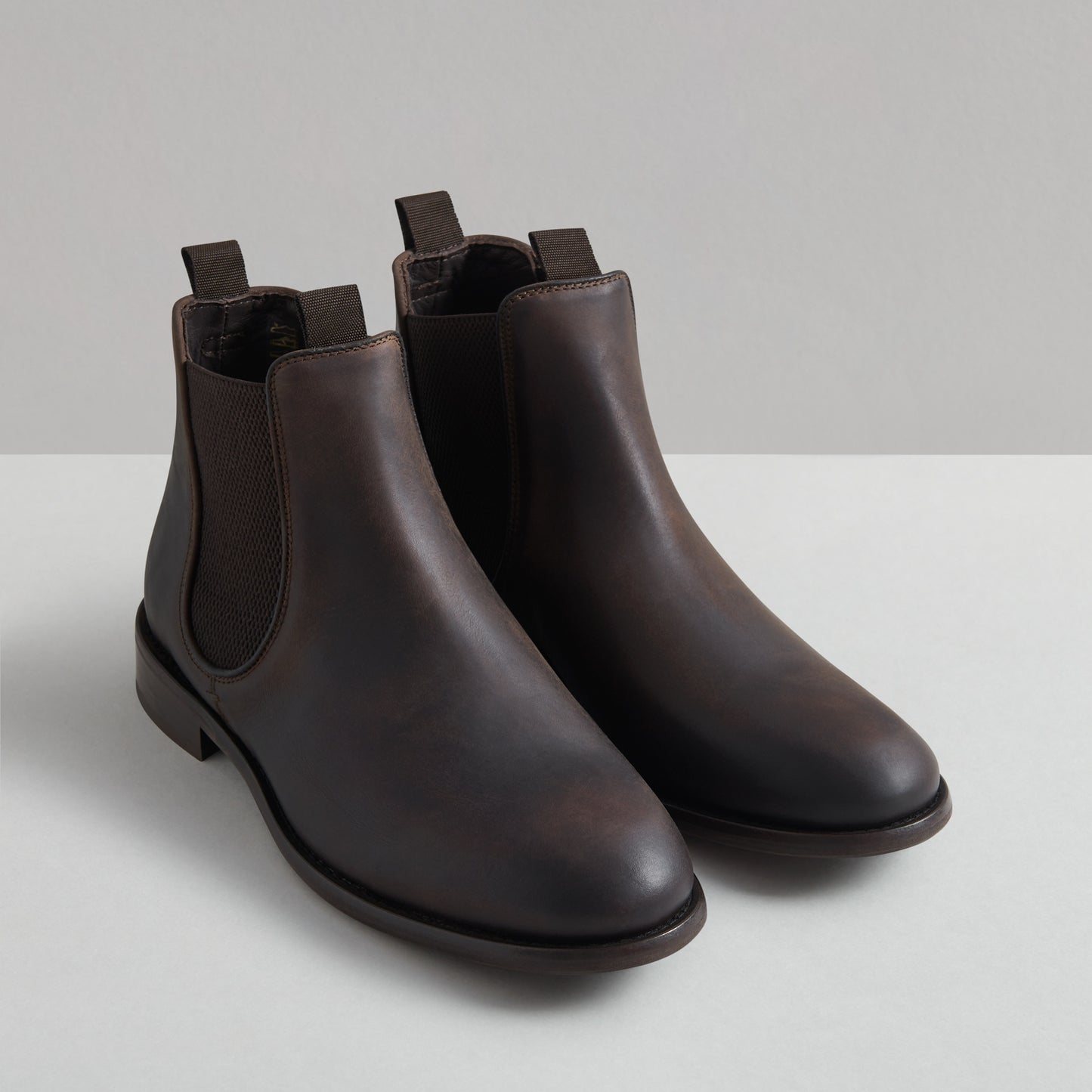 LANGLEY BROWN LEATHER CHELSEA BOOT