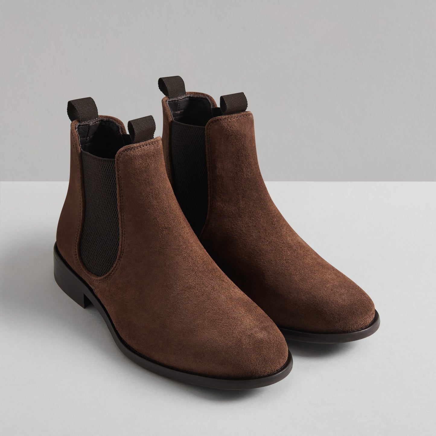 LANGLEY BROWN SUEDE CHELSEA BOOT