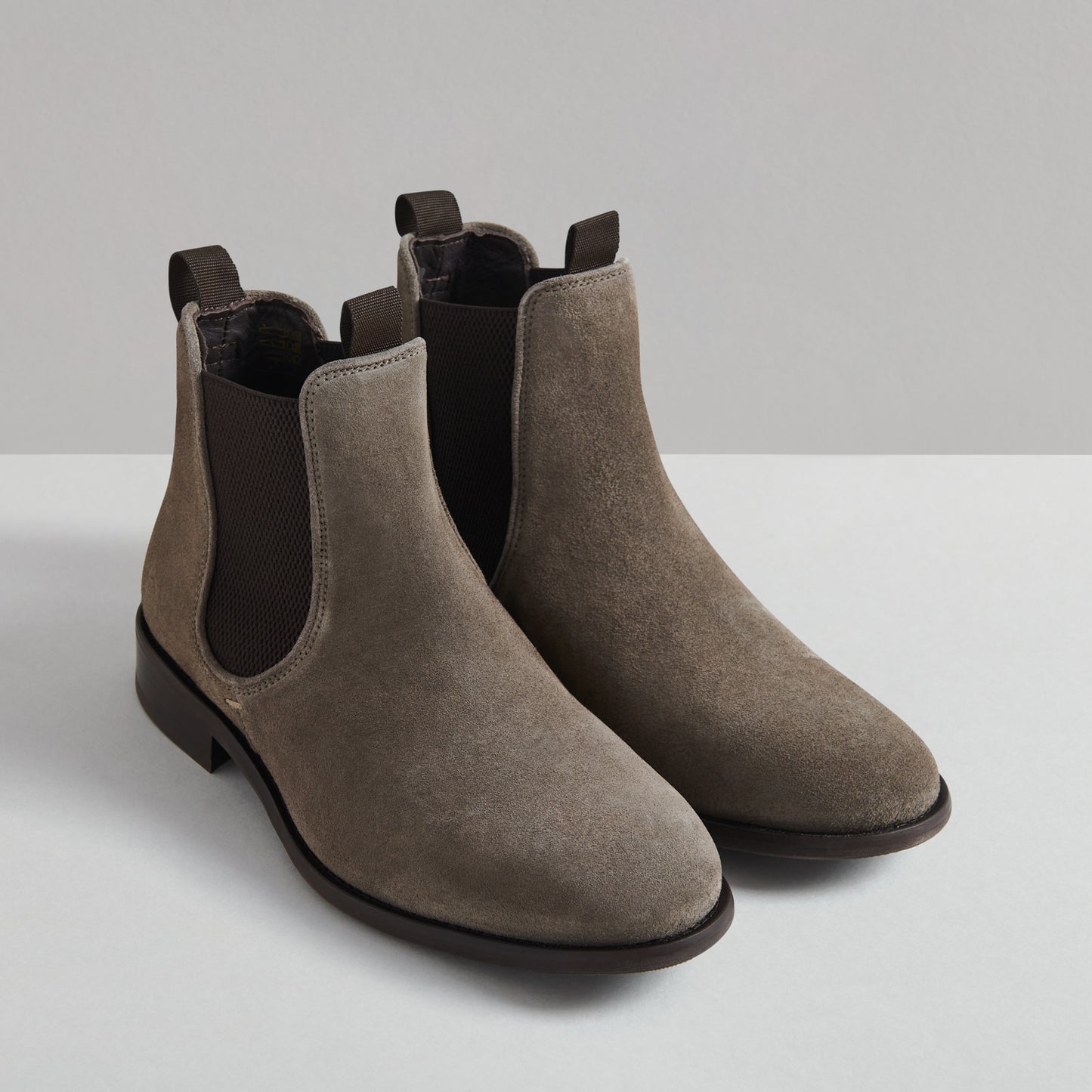 LANGLEY STONE SUEDE CHELSEA BOOT