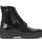 LUCAS MENS BLACK HI SHINE BOOT