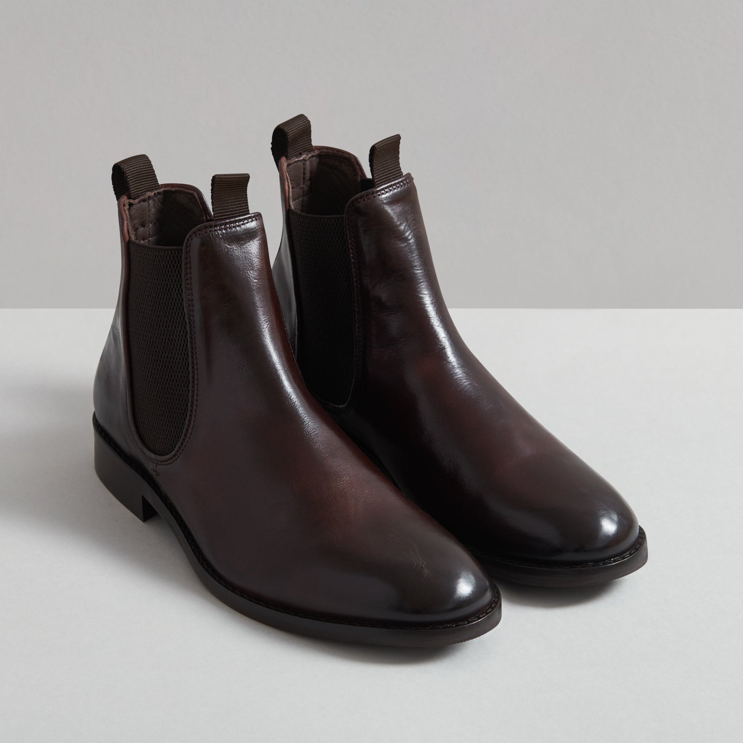 MADDEN BROWN VEG TAN CHELSEA BOOT Hudson London