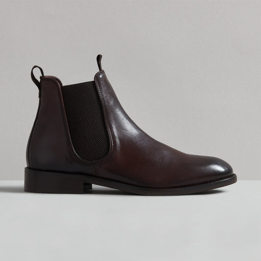 WRIGHT BROWN VEG TAN CHELSEA BOOT