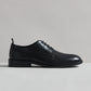 MIDLEY MENS  BLACK VEG TAN DERBY
