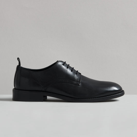 DARWIN BLACK VEG TAN DERBY