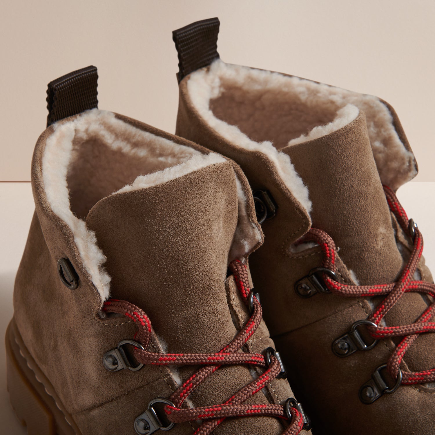 Merrell boots red on sale laces