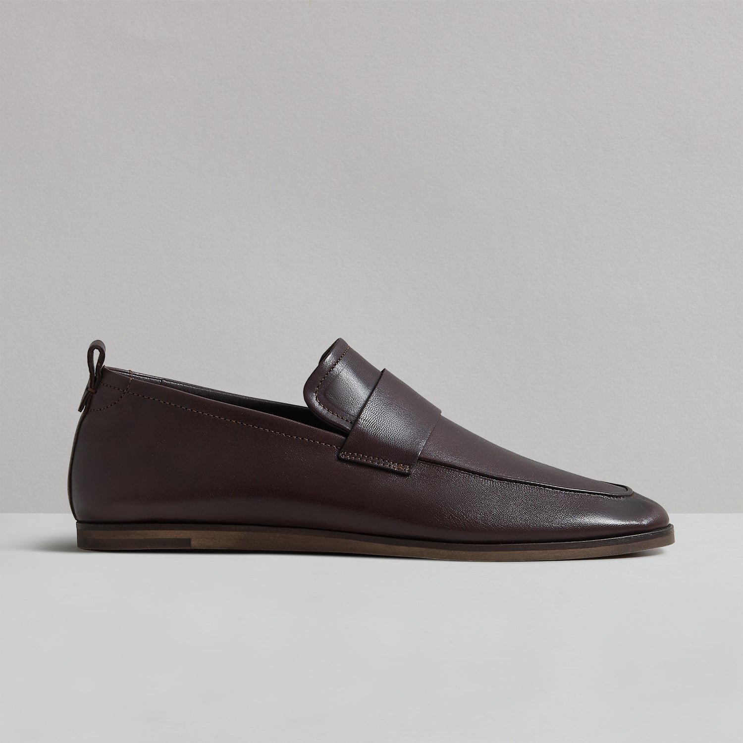 PORTO TAN LEATHER LOAFER Hudson London