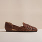 RAFFI WOMENS TAN LEATHER SANDAL