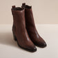 REY BROWN ZIP BOOT