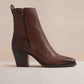 REY BROWN ZIP BOOT