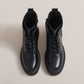 RIPLEY BLACK LEATHER COMBAT BOOT