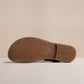 ROSEMARY WOMENS  BROWN LEATHER SANDAL