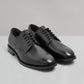 REMINGTON MENS BLACK LEATHER DERBY