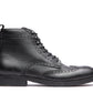 SHERWOOD BLACK DRUM DYE BROGUE BOOT