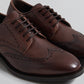 WINSLOW MENS BROWN LEATHER BROGUE