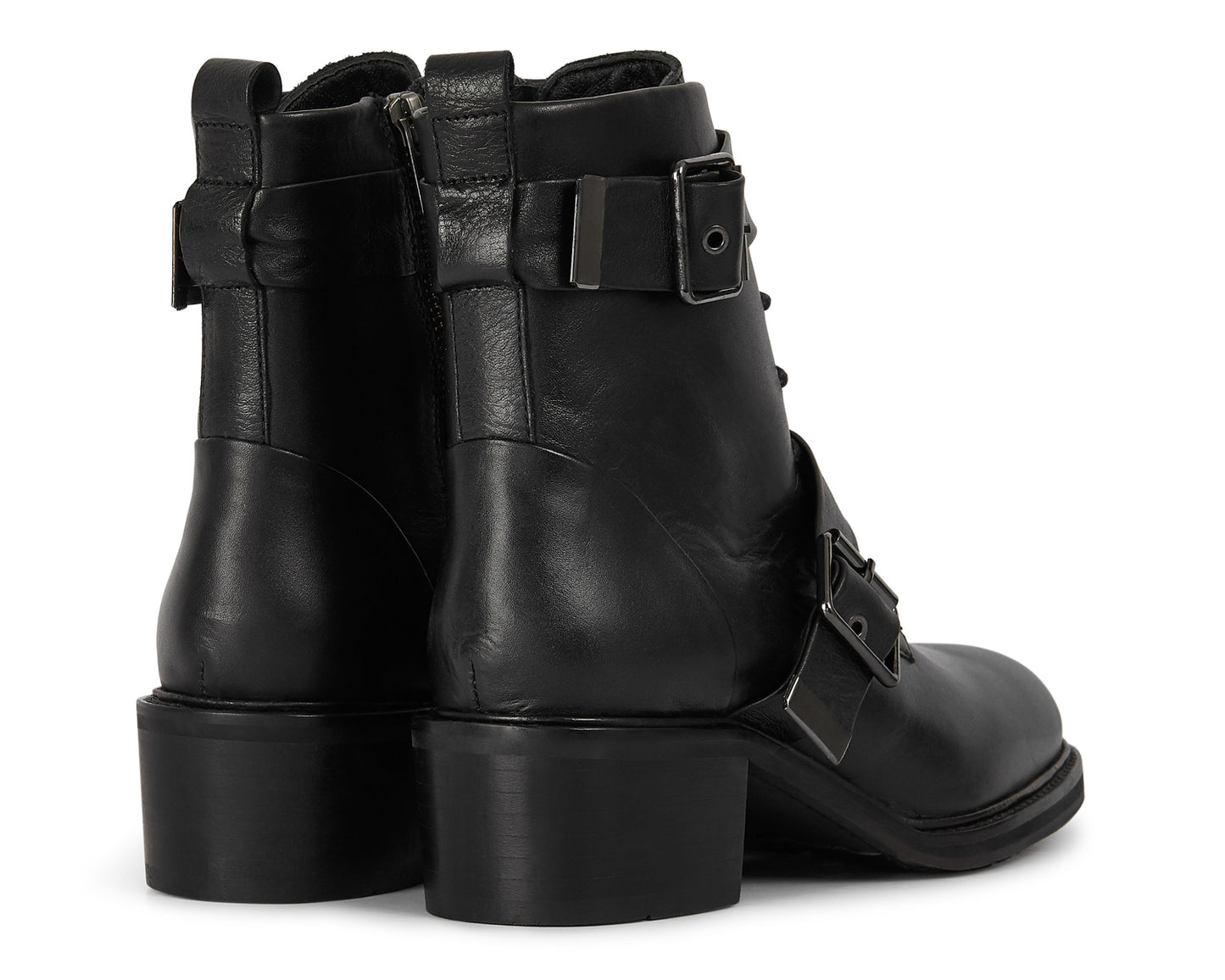 STANTON BLACK LEATHER BOOT