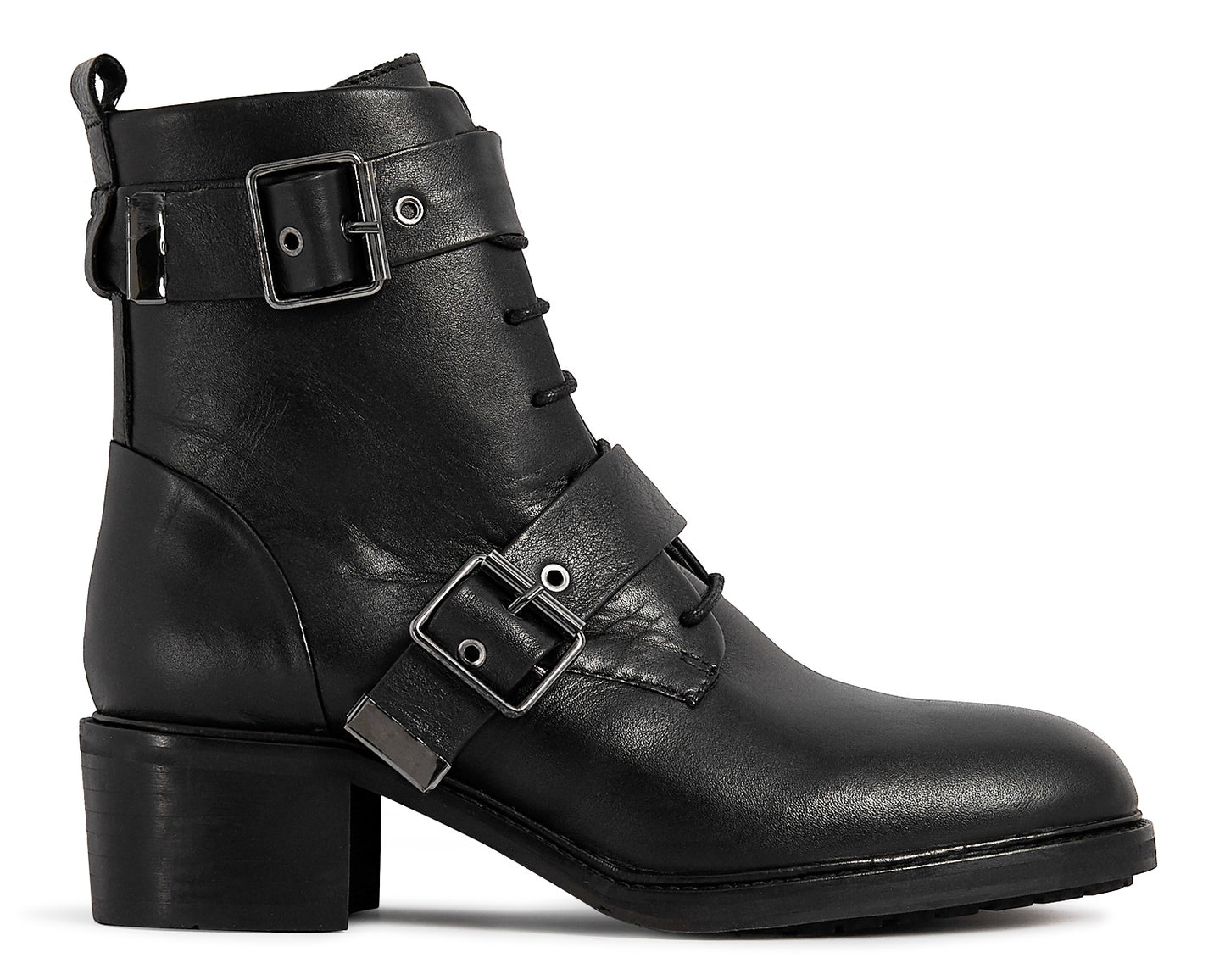 STANTON BLACK LEATHER BOOT