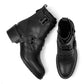 STANTON WOMENS BLACK LEATHER BOOT