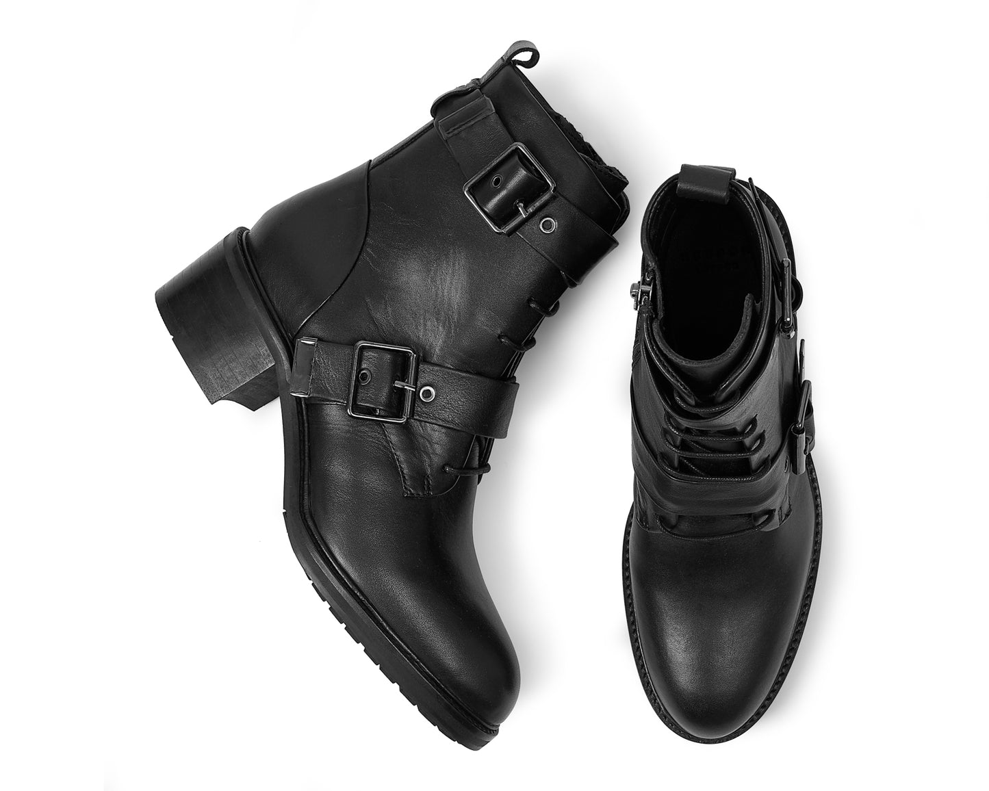 STANTON BLACK LEATHER BOOT