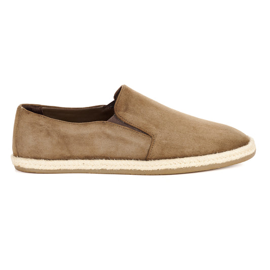 HAVANA MENS KHAKI SUEDE ESPADRILLES