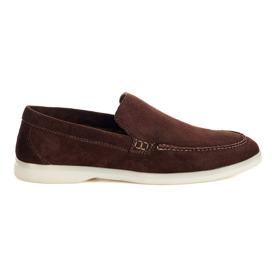SYDNEE MENS BROWN SUEDE LOAFER