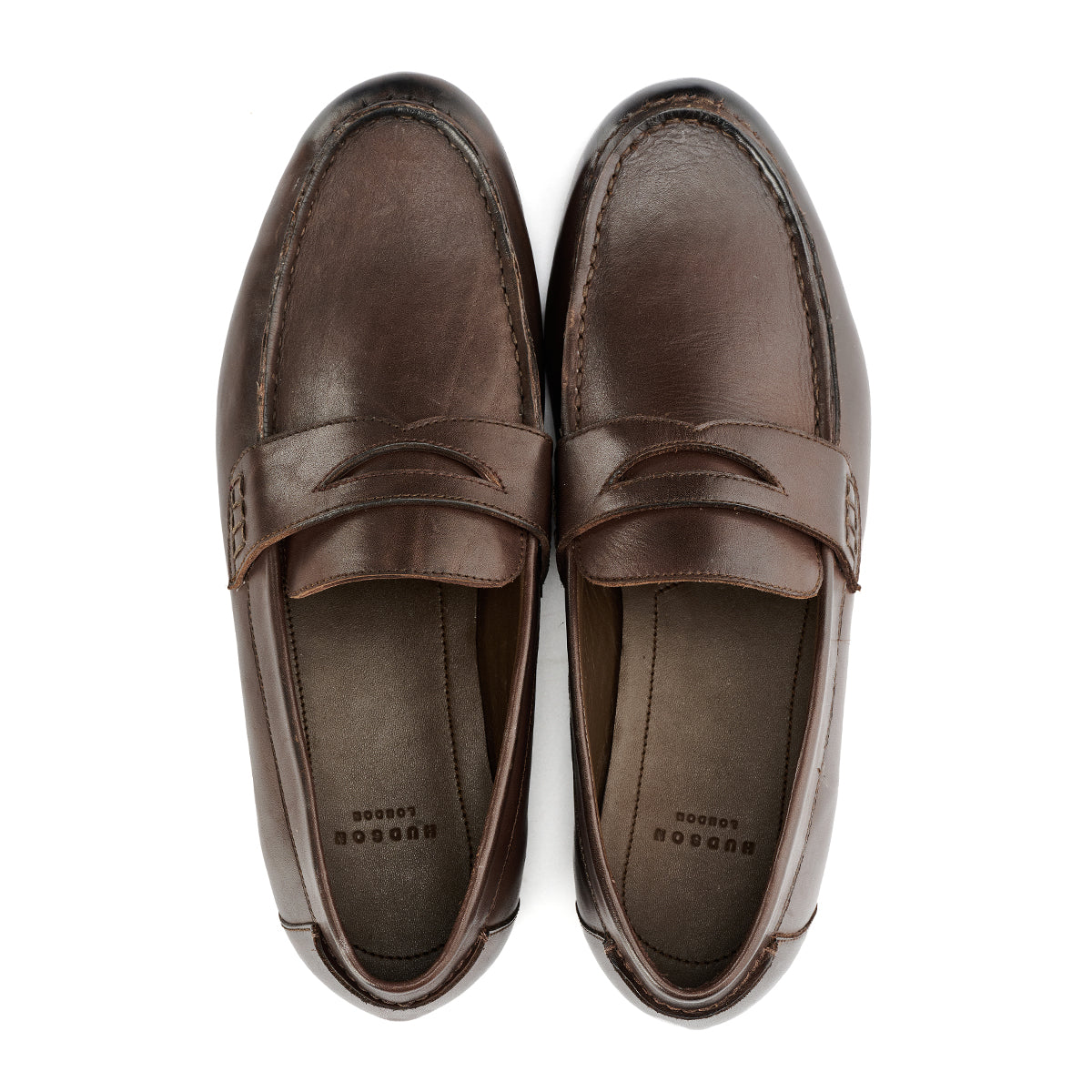 ARGYLE MENS BROWN LEATHER  LOAFER